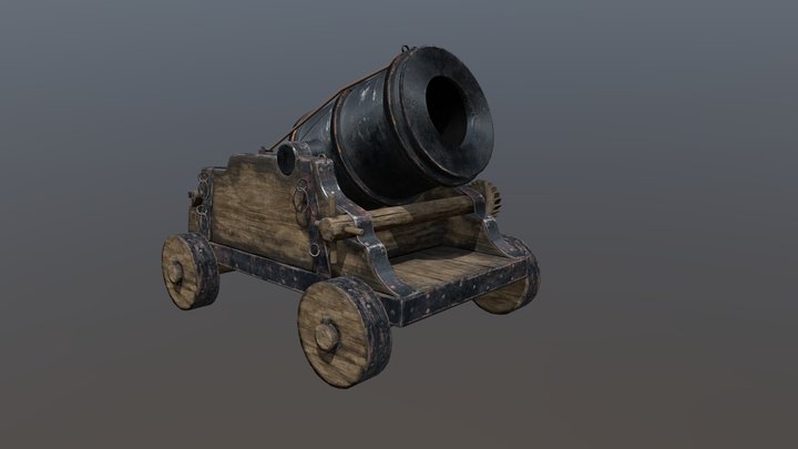Old Mortar 3D Model