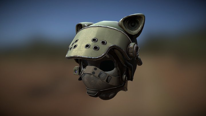 War Mask v4 3D Model