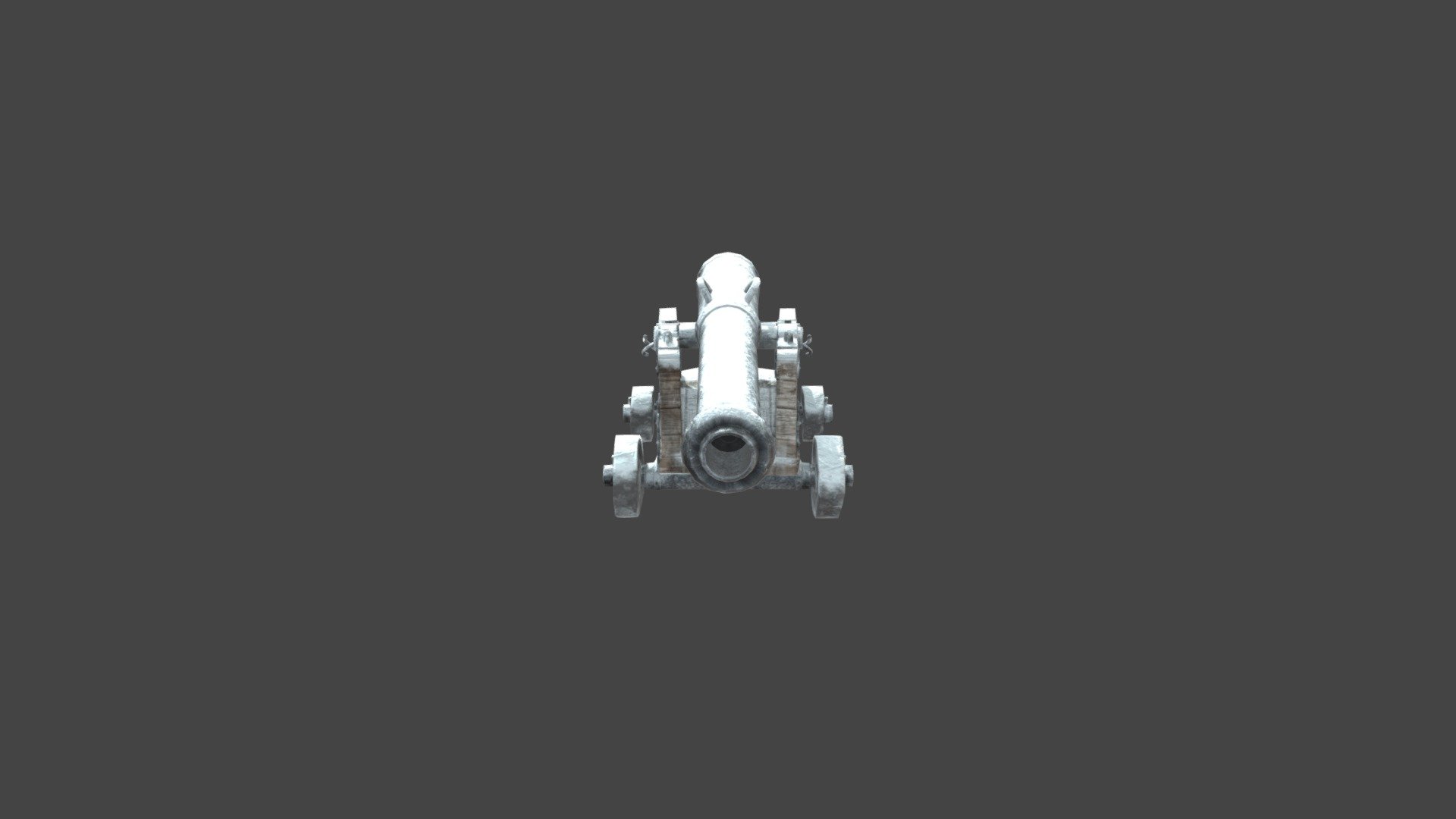 Cannon Textured - 3D model by speterson [bb3d1ca] - Sketchfab