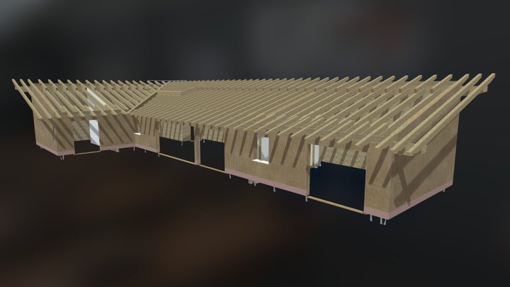 Casa in legno | Holzhaus - Cervia (RA) 3D Model