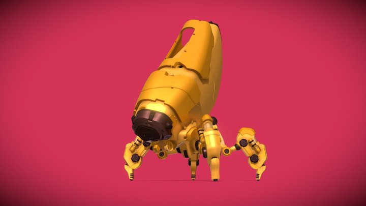 Fruity Machinas - Banana - Game-Ready Character 3D Model