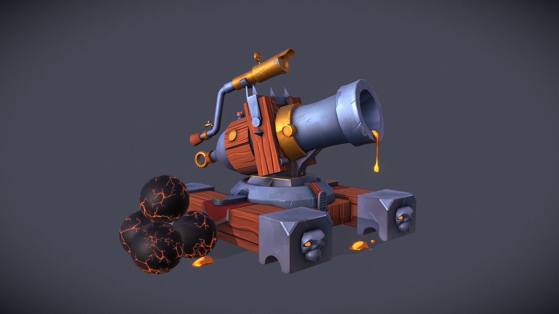 Magic Bombard V 2.0 - 3D model by Roman_Nilikovskii [bb3f9e0] - Sketchfab