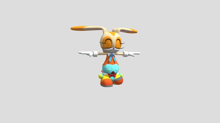 Cream And Cheese (Sonic Dream Team) – Gratis 3D-model STL