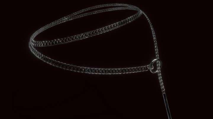 Chain cinching necklace 3D Model