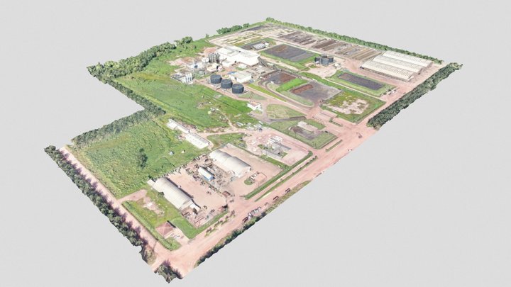 Industria Moju - Brasil Bio Fuels - PA 3D Model
