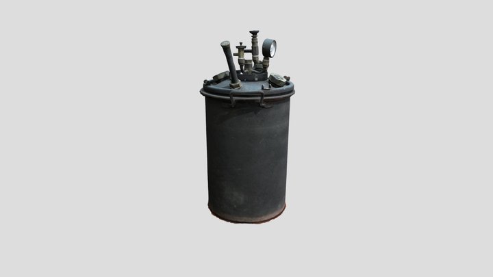 Old Mobile Pressure Cap - 3D Model