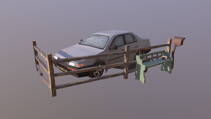 DAE 5 Finished props - Grandma's House 3D Model