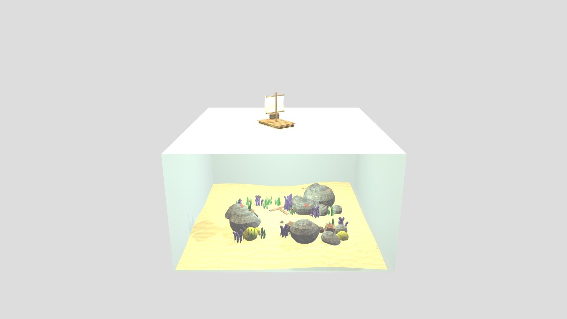 Ocean floor - 3D model by BridgetB [bb431a0] - Sketchfab