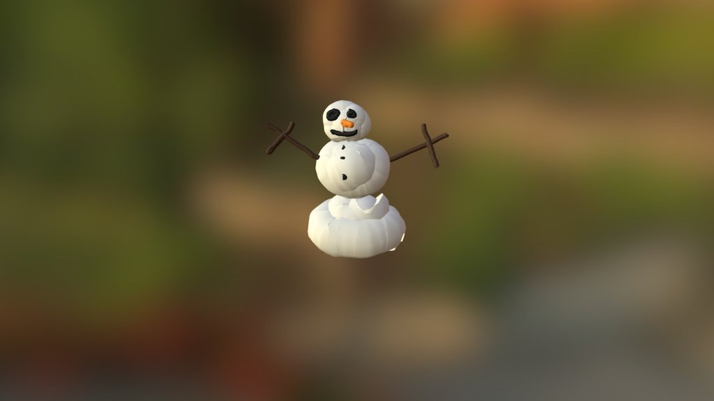 Augmented Reality Snowman