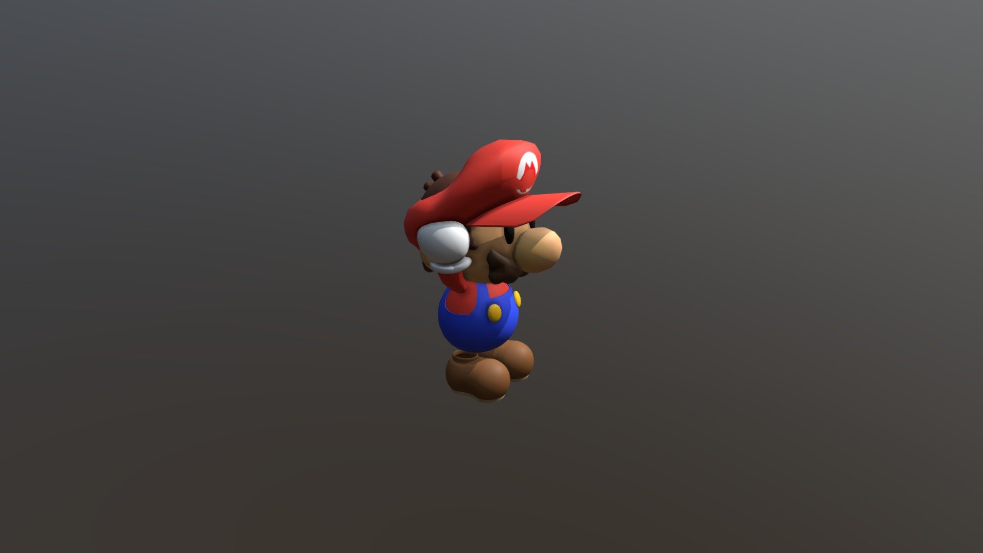 Mario Waving - Character Position