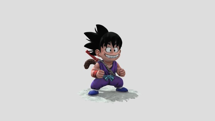 Goku 3D Model