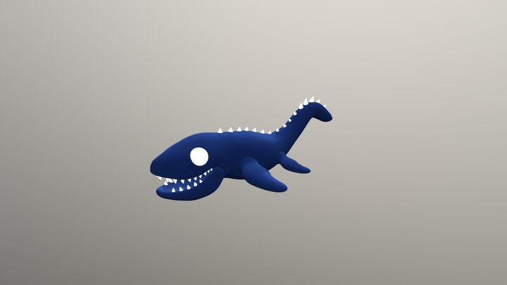 Mosasaurio Funko 3D Model