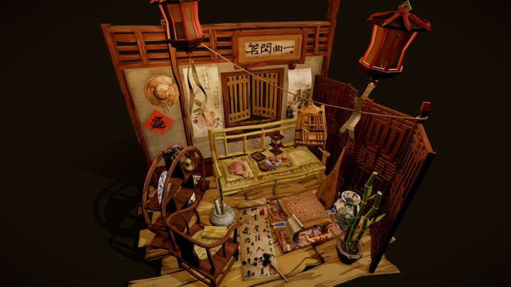 DAE Crib - "Hermit's Dawn Haven" 3D Model