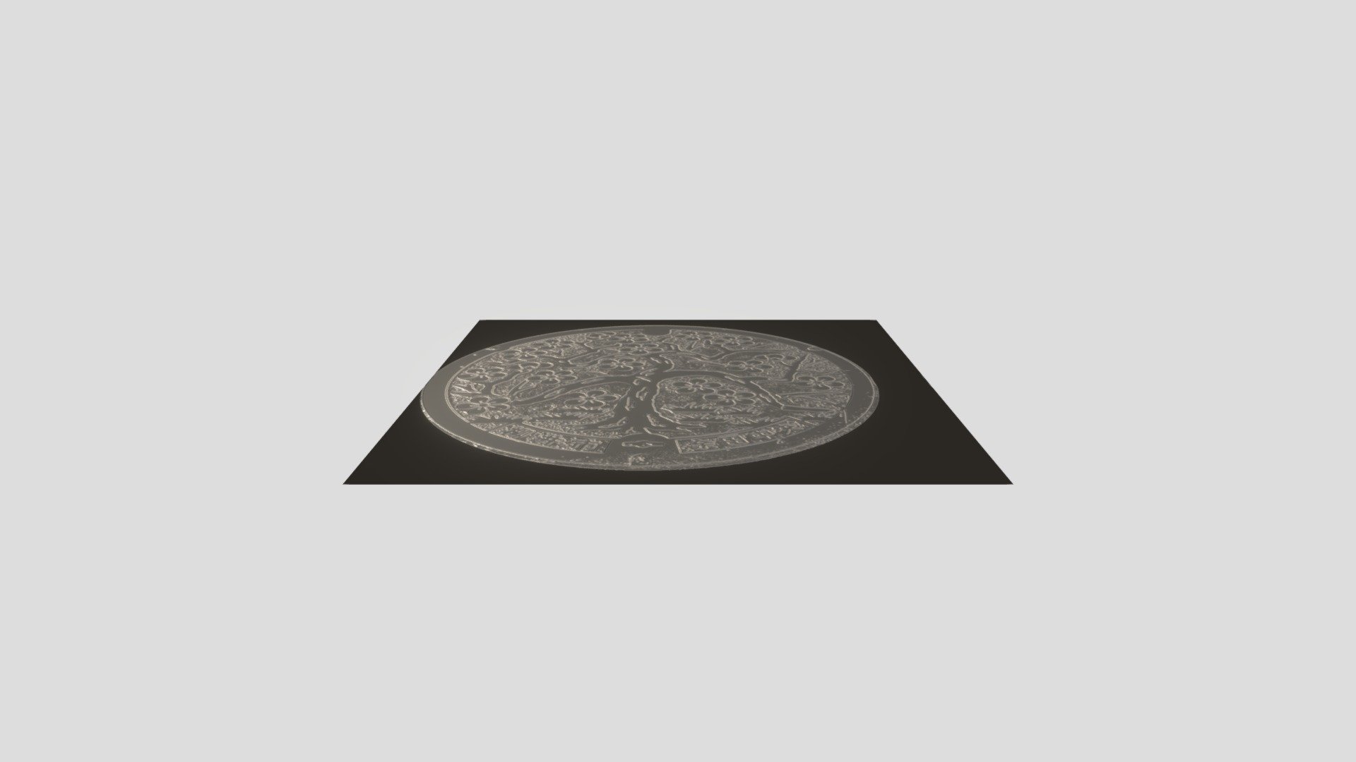 Normal Mapping Test - Manhole Cover