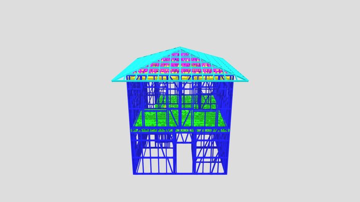 Дом 84 м2 3D Model