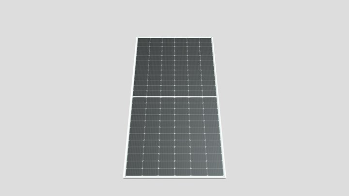 Solar panel FBX 3D Model