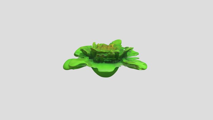 282b28d621cb_a_long_liquid_flower_green___0_glb 3D Model