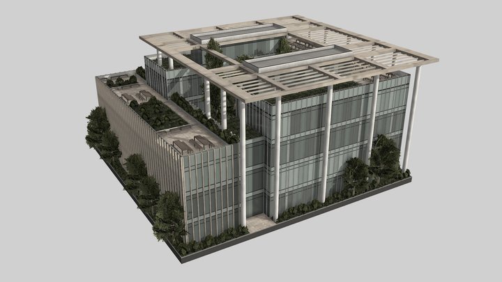 Metropolitan Library (cities:skylines Assets) 3D Model