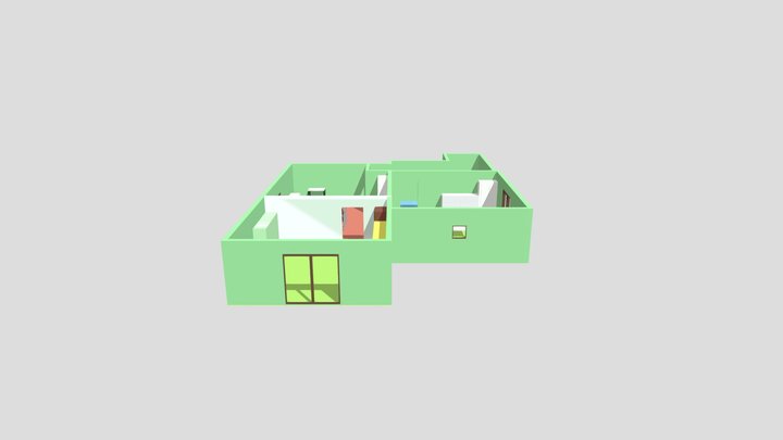Crayon Shin Chan Blend 3D Model