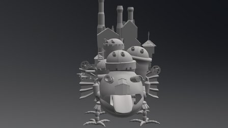 Howl's Moving Castle 3D Model