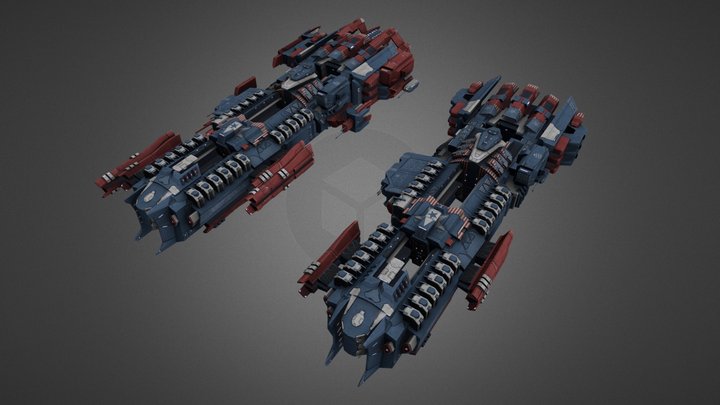 USS Centurion 3D Model