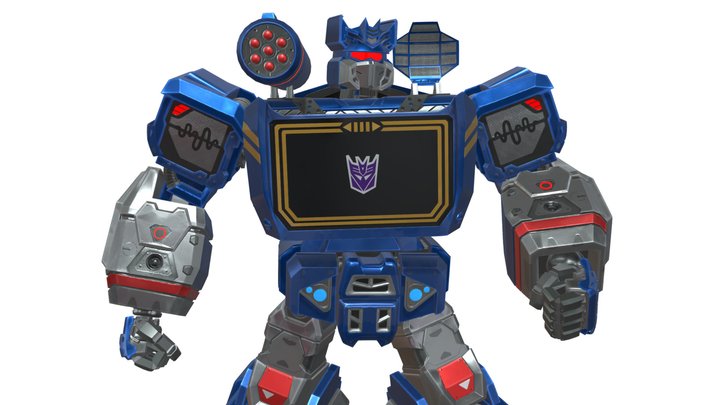 Soundwave (Robot) - Transformers Galactic Trials 3D Model