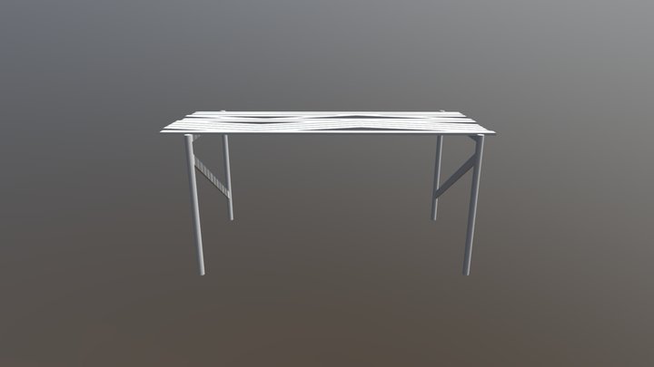 Plank Walkway 3D Model