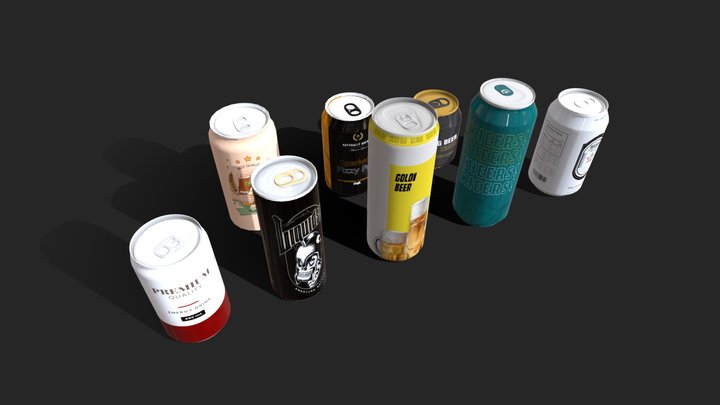 alcoholic set – Kostenloses 3D-Modell STL