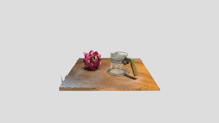 Dragon fruit & Coffee pot - Scan 2023-05-15 3D Model