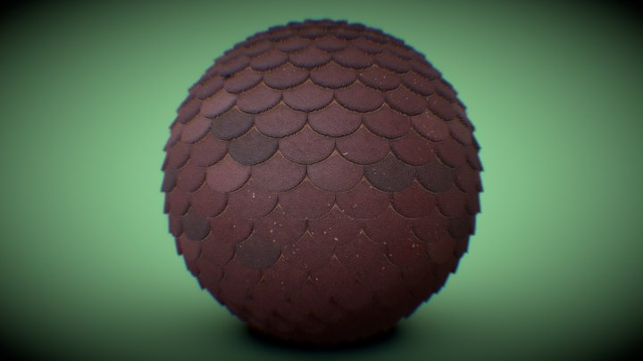 Round Composite Roof | Tile Texture