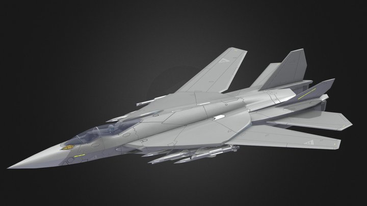 F / A-141F fighter 3D Model