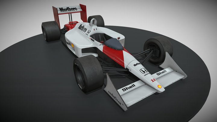 McLaren MP4/4 1978 3D Model