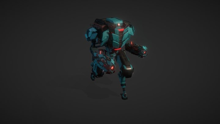 Mech Robot 2 3D Model
