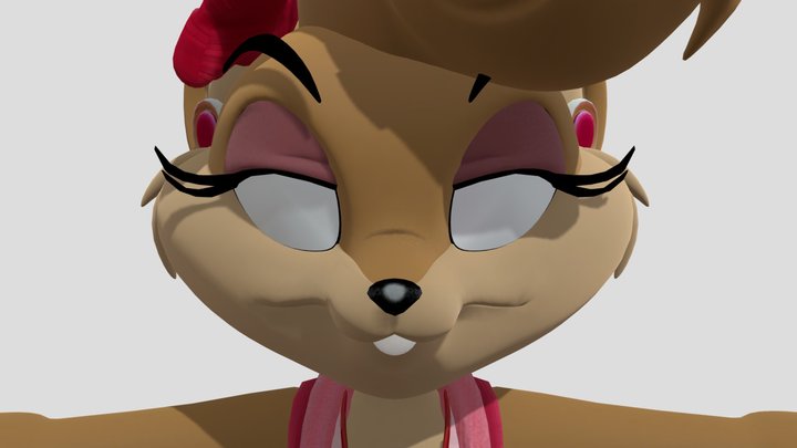 Shauna The Squirrel V2 3D Model