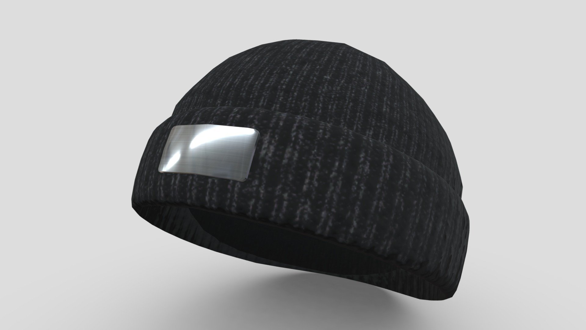 knitted_cap-black💮📷 - 3D model by ayumi ikeda (@rxf10240
