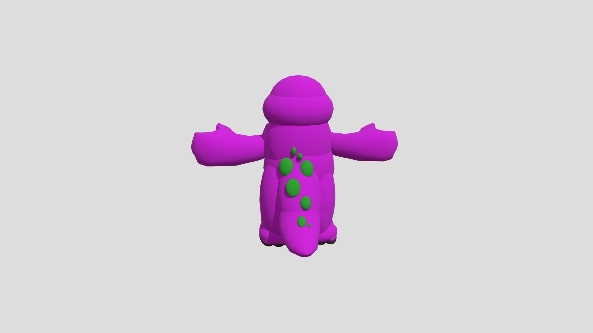 Barney Download Free 3d Model By Extradragons211 Bb5205e Sketchfab 1156