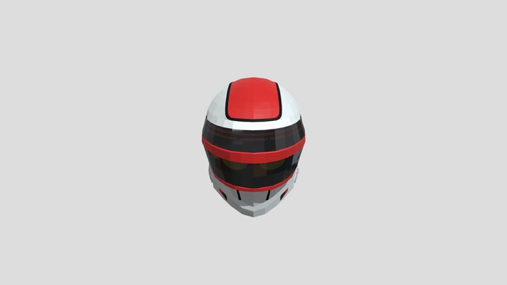 Helmet Lady Diana Spielvan / Low poly Blender 3d 3D Model