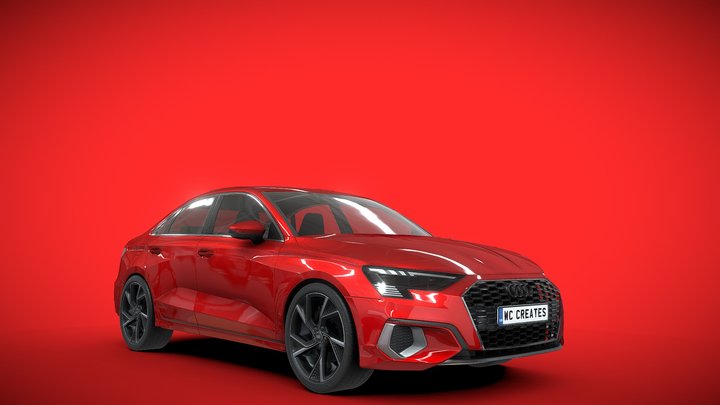 Audi A3 2021 trim 3D Model