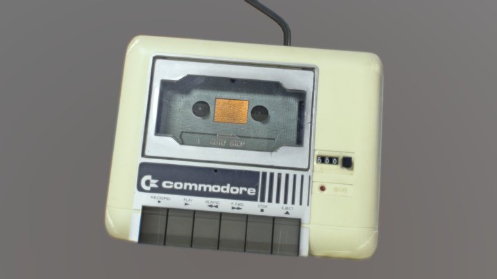 Commodore 64 Tape Drive 3D Model