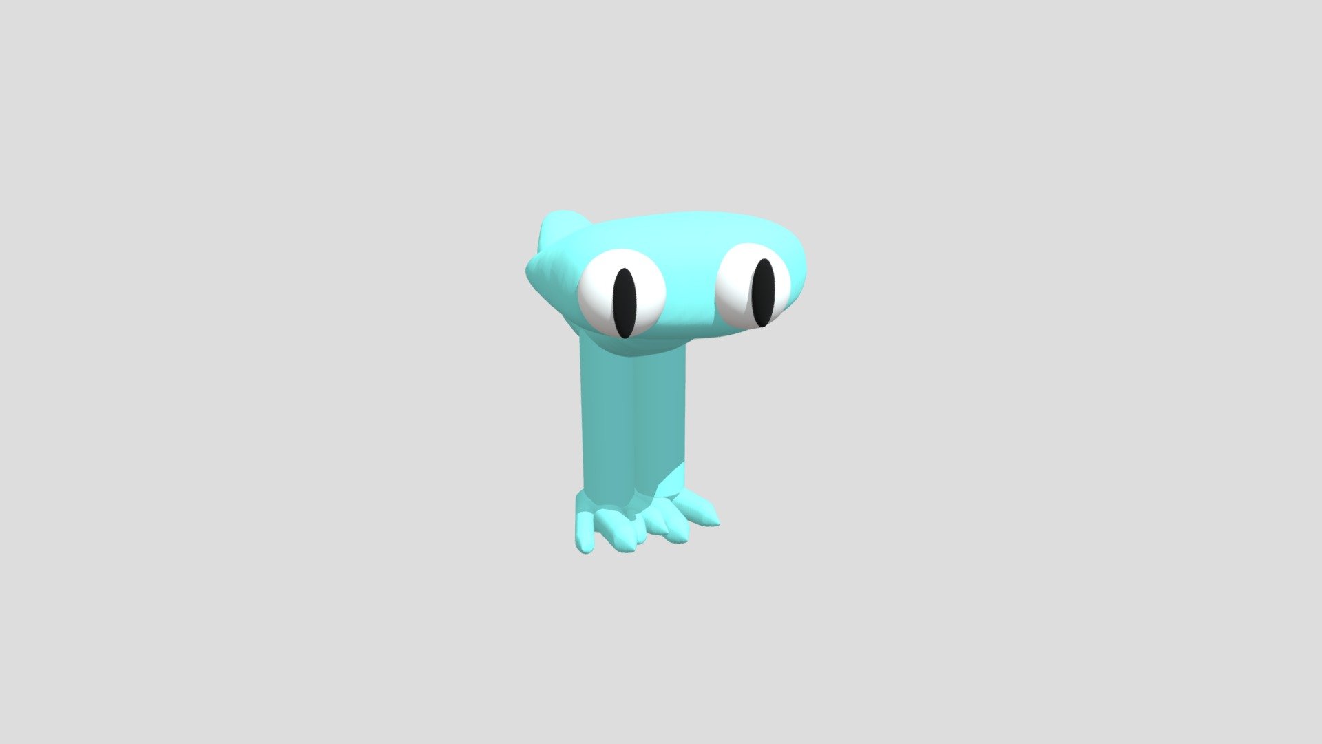 CYAN FROM RAINBOW FRIENDS CHAPTER 2 ROBLOX GAME, 3D models download