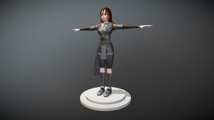 Joan of Arc WIP 3D Model
