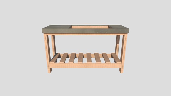 Sink Stand 3D Model