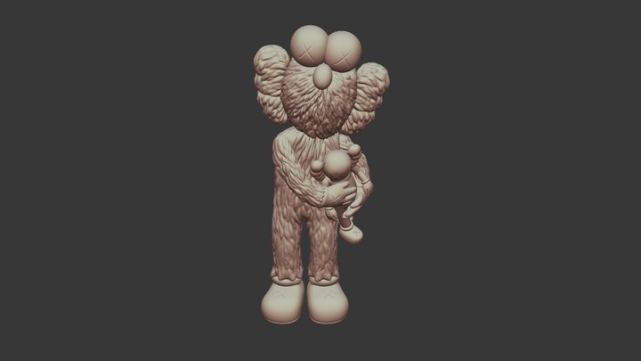 Kaws Take Fan Art 3d Print 3D Model