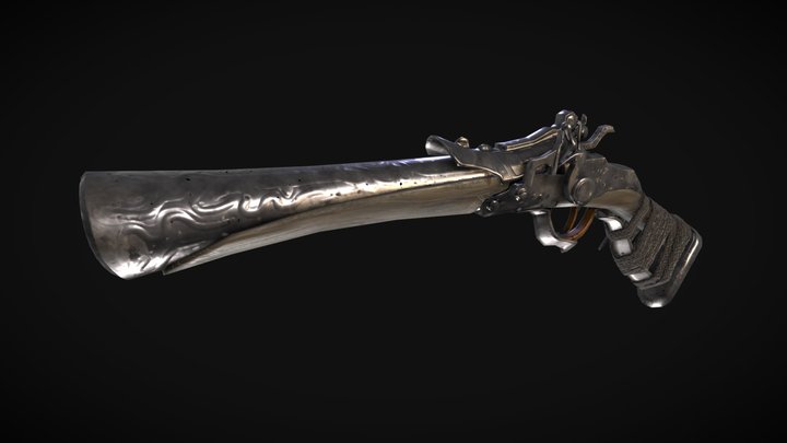 Bloodborne 'Hunter pistol' 3D Model