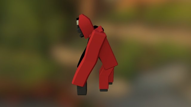 RED GORILLA 3D Model