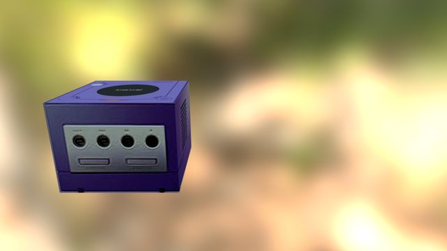 Final Low Poly Normal Mapped Gamecube 3D Model