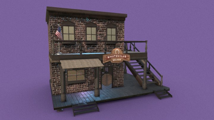 Western building 3D Model