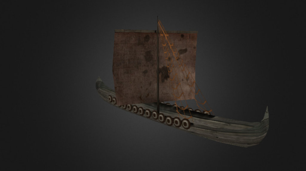 Low Poly Viking Ship - 3D model by blenderbug [bb58860] - Sketchfab