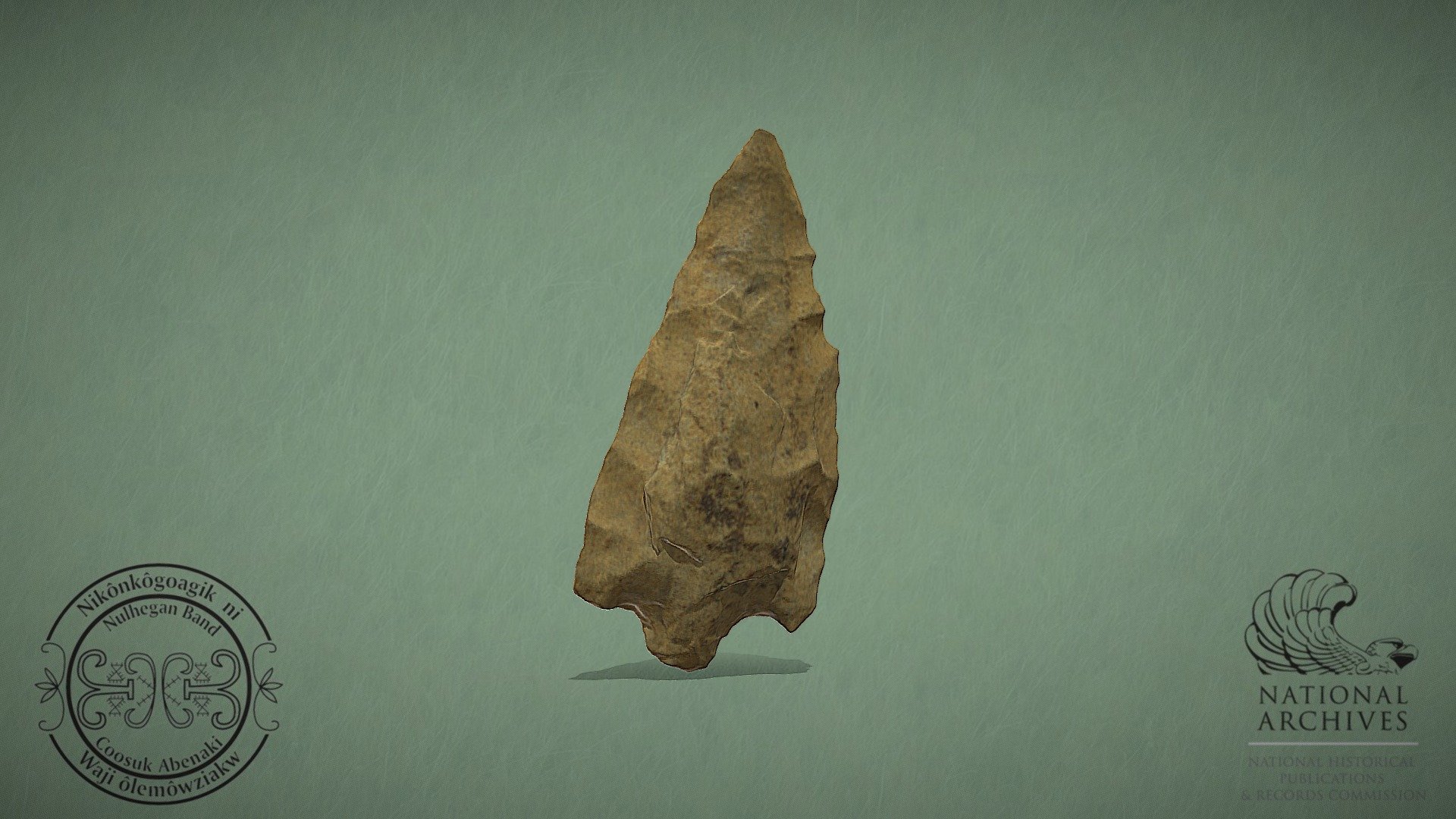 Middle Archaic Point - 3D model by Abenaki Helping Abenaki ...