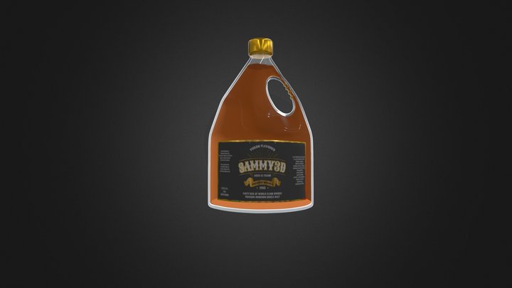 Whisky_Bottle_FBX 3D Model